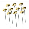 thumbnail image 2 of 10Pcs Bee Garden Stakes Decor, Garden Stakes Decorative Bee on Stick Little Cute Resin Bee Yard Stakes Picks Yard Art Decorations for Outdoor Plant Pot Lawn Patio Corridor Flower Bed, 2 of 9