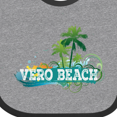 thumbnail image 4 of Inktastic Vero Beach Florida Vacation Boys or Girls Baby Bib, 4 of 4