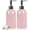 2pc Pink, variant on 14OZ Ceramic Soap Dispenser Ceramic Soap Pump Dispenser Can Fill Liquid for Bathroom/Kitchen (White)