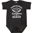 thumbnail image 3 of Inktastic Handpicked for Earth by My Grandma in Heaven Angel Wings Boys or Girls Baby Bodysuit, 3 of 5