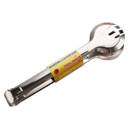 

Twowood Portable Stainless Steel Kitchen Food Tongs BBQ Barbecue Clip Salad Bread Clamp