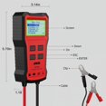 thumbnail image 5 of 12V Car Battery Tester Large Lcd Display Analyzer Vehicle Cranking Charging System Testing Tool Red, 5 of 5