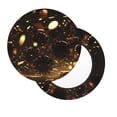 thumbnail image 2 of Balery Classical Golden Casino Fundas de asiento para taburete de bar redondo de tela de terciopelo ajustables que protegen de arañazos y manchas para sillas de 14 a 17 pulgadas.-14 inch, 2 of 7