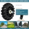 thumbnail image 5 of SELORSS Foldable Utility Cart with Waterproof Bag, Lightweight, Steel, Shopping Cart, Black, 5 of 9
