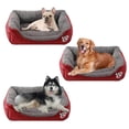 thumbnail image 4 of Cama para perros pequeños, medianos y grandes, sofá cama ortopédico lavable para perros, cama rectangular duradera para mascotas, cama suave para gatos y cama relajante para cachorros, 4 of 5