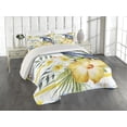 thumbnail image 2 of Ambesonne Colorful Quilted Coverlet 3 Pcs, Tropic Exotic Parrots, King Size, Multicolor, 2 of 4