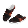 thumbnail image 2 of Picia Sunset Blossoms Phoenix Perch for Women's Lamb-hug Comfy Fleece House Slippers Memory Foam, Slip-on House Shoes Indoor Outdoor-35/36, 2 of 7