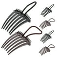 thumbnail image 3 of Soimiss 6Pcs Versatile Hair Volume Clips with Elastic Band Assorted Color for Daily Use, 3 of 7