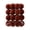Brown, variant on 24 Pcs Velvet Christmas Ball Ornament, Soft Flocked Finish Xmas Balls, Shatterproof Hanging Ornament for Tree Decorations, Holiday Party Decor (Green)