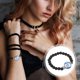 thumbnail image 3 of Pulsera con la bandera de Israel, pulsera de cuentas, pulsera patriótica, pulsera decorativa, 3 of 8