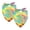 Multi-colored 2, variant on PhooArto Colorful Wildflowers Pattern Dog Bandanas, 2 Pack Soft Washable Pet Scarf Triangle for Large Dogs Puppies and Cats