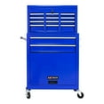 thumbnail image 2 of imerelez High Capacity Rolling Tool Chest with Wheels and Drawers, 8-Drawer Tool Storage Cabinet--BLUE, 2 of 9