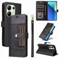 thumbnail image 1 of FOXDOCK Funda tipo Cartera para Xiaomi Redmi Note 13 4G – Cubierta de Cuero PU con Múltiples Ranuras, Bolsillo para Efectivo y Correa de Muñeca, 1 of 6