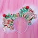 thumbnail image 2 of Diadema con orejas de Mickey y Minnie Mouse para niña, accesorios para el cabello para mujer, diadema de bastón de caramelo, tocado de Navidad para niños, 2024, 2 of 5