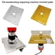 thumbnail image 3 of Speravity Placa de inserción de de enrutador fuerte y resistente al desgaste para una fácil operación fácil de ergonómica Herramientas eléctricas oro, 3 of 6