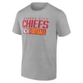 Men's Fanatics Heather Gray Kansas City Chiefs Box Pop TShirt