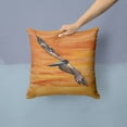 thumbnail image 2 of Carolines Treasures 8146PW1414 Bird - Pelican Decorative Canvas Fabric Pillow, 14Hx14W, multicolor, 2 of 4
