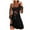 Black##1, variant on jsaierl Shirt Dresses for Women Mesh Lantern Sleeve Rhinestone Glass Print Christmas Dress Hide Belly Scoop Neck Casual Swing Mini Dress