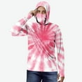 thumbnail image 2 of Plus Size Sun Protection Hoodie for Mens，Summer UPF 50+ Long Sleeve Shirts UV Spf Tee Shirts Sun-Protective Clothing Sun Protection Hoodie with Mask Trends Lightweight Workout Running Gym Blouses, 2 of 5