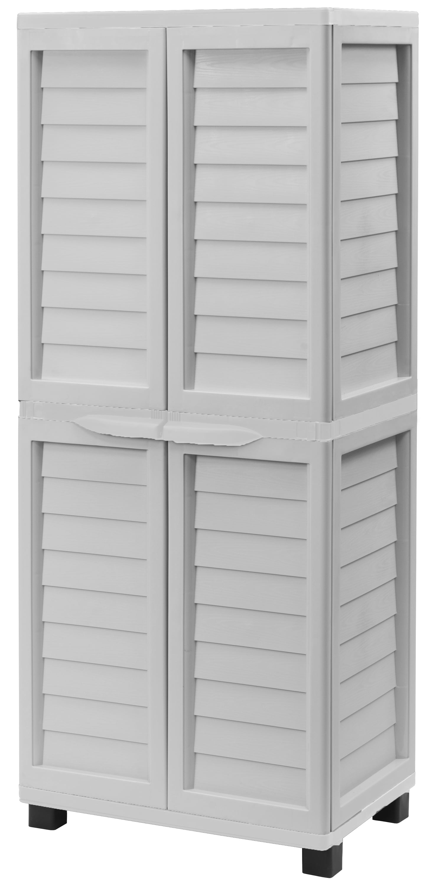 Starplast Storage with Hanging Storage & 2 Shelves, Grey