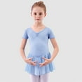 thumbnail image 3 of GYRATEDREAM 2-16T Little/Big Girls Ballet Leotard with Skirt Tutu Dress Ballerina Outfit Dance Dresses for Kids Gymnastics Dancewear Ballerina Dress, 3 of 5