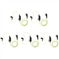 thumbnail image 1 of 5X 2 Pin Estilo de Fideos Auriculares Ergonómicos Enchufe K Auricular Auriculares para Uv5R -888S Uv5R Radio Cable Verde, 1 of 5