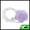 Purple, variant on Unique Bargains Rose Beaded Tie Choker Necklace 1Pc Apricot
