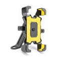 thumbnail image 3 of Matsuzay Soporte de teléfono para bicicleta, soporte de bicicleta ajustable antideslizante de 4,5-6,8 pulgadas, accesorio de soporte de montaje portátil Electrónica Amarillo para espejo, 3 of 6