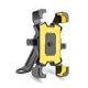thumbnail image 1 of Soporte de teléfono de bicicleta Anti slip Montaje de bicicleta ajustable 4.5 6.8 pulgadas Ciclismo portátil Ciclismo Montaje Montaje Accesorio Amarillo para espejo Inevent EL015524-08B, 1 of 7