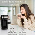 thumbnail image 5 of Mixpresso 1-Cup Drip Coffee Maker, Personal Single Serve Coffee Maker & 14oz Travel Mug, 5 of 10