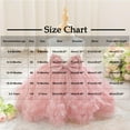 thumbnail image 3 of HaiMao Flower Girl Dress for Toddler Baby Girls Flower Tulle Tutu Dress Infant formal Pageant Princess Party Birthday Dresses Pink 12 Months, 3 of 9
