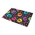 thumbnail image 3 of MKHERT Colorful Skulls Doormat Indoor/Outdoor/Front Door/Bathroom Mats 30x18 inch, 3 of 3
