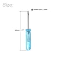 thumbnail image 2 of Mini Slotted Screwdriver, 2.0mm Flat Head 45mm Length for Small Appliances Repair, 10 Pack, 2 of 5