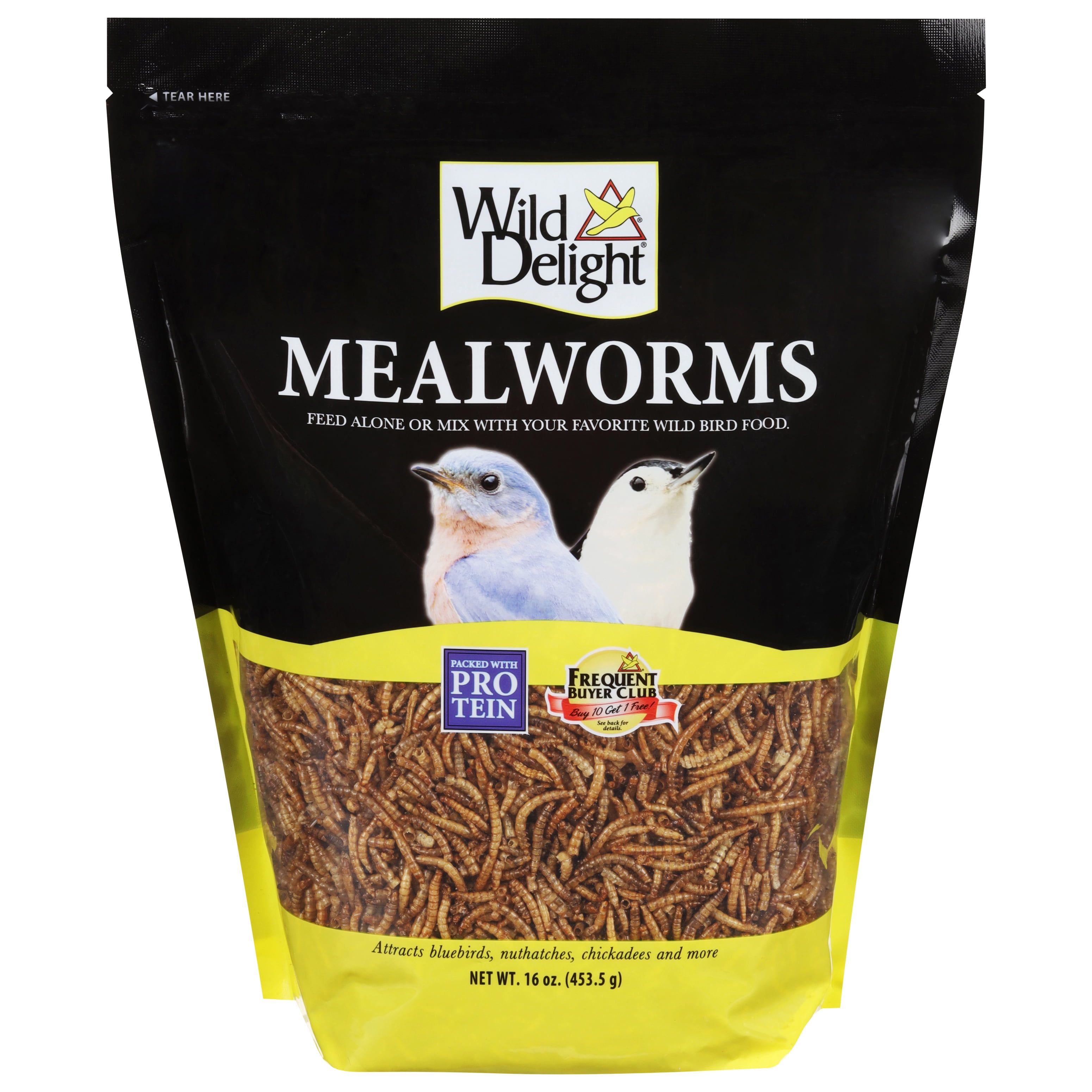 D&D Commodities 367816 16 oz Wild Delight Mealworms