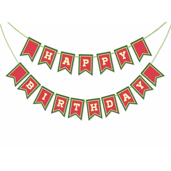 Inkdotpot Birthday Party DecorationsHappy Birthday Party GarlandBaby Girls PrincessPennant Banner Flag