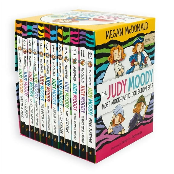 Judy Moody The Judy Moody Most Mood-Tastic Collection Ever: Books 1-12 (Box Set of Twelve Illustrated Chapter Books for Young Reade, (Paperback)