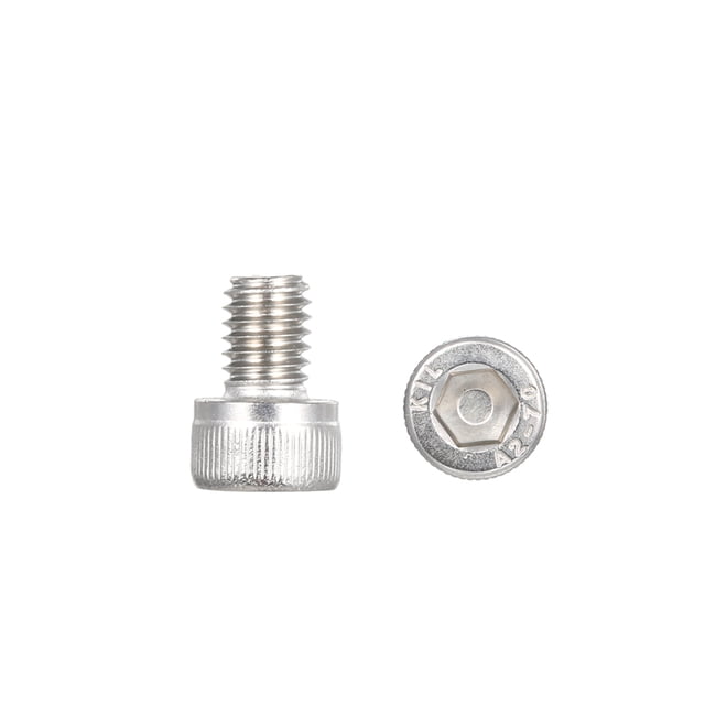 M6 DIN912-A2 Tornillo Allen Tornillos hexagonales Tornillos hexagonales Tornillo hexagonal M6 * 8 MABOTO Tornillo
