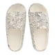 thumbnail image 1 of Sandalias de mujer con suela gruesa y estampado de grafiti, zapatillas de moda distintivas, color blanco, talla 40-41, 1 of 15