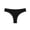 Black, variant on Qingpeng Womens Low Rise Lace Trim Thong Solid Color Bow Detail Panties Breathable Underwear Size S-XL