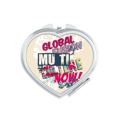 thumbnail image 1 of Graffiti Street Colorful Words Mirror Travel Magnification Portable Handheld Pocket Makeup, 1 of 3