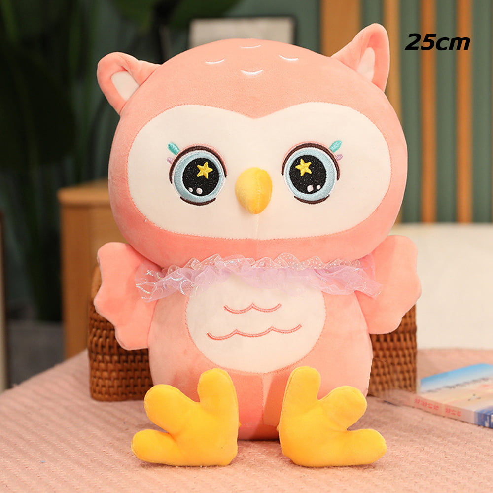 1PCS Lovely Cute Owl Plush Fabric Toy OWL  Wedding Gifts Kids Birthday Gift 