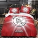 thumbnail image 4 of BARDYS AFC Ajax Football Club Bedding Set Duvet Cover 3D Printing 3-Piece Set Soft Breathable Cotton Quilt Cover Quilt Cover with Zipper, 4 of 5