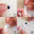 thumbnail image 4 of 500 piezas de pegatinas de ojos de plástico móviles, ojos móviles de 4mm -12mm para bricolaje, 4 of 5