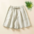 thumbnail image 2 of Ashirexll Shorts for Women, Womens Shorts Casual, Summer Solid Color Pocket Loose and Comfortable Casual Shorts, 2 of 3