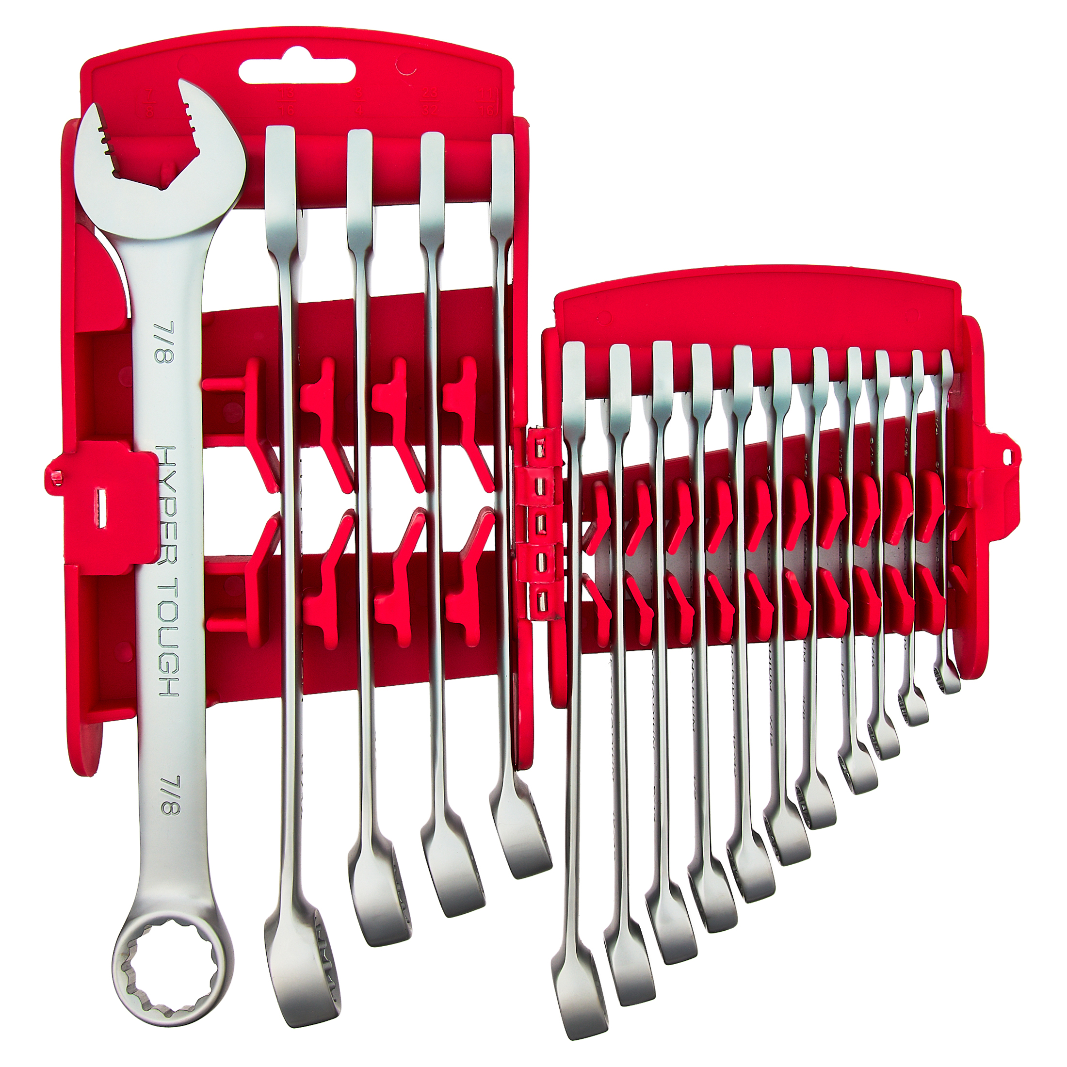 Hyper Tough Combination Wrench Set, 16-Piece SAE photo 6