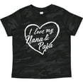 thumbnail image 3 of Inktastic I Love My Nana and Papa in White Chalk Heart Boys or Girls Toddler T-Shirt, 3 of 5