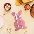 thumbnail image 5 of ChicYu Cutlery Decoration Bag Set Festive Party Utensil Holders Table Setting Accessory Decorative Tableware Solution Entertaining Necessarys Storage Bag Pink, 5 of 5