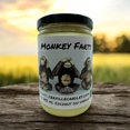 thumbnail image 1 of Monkey Farts Vegan Coconut Soy 12 oz/ 355 ml Candle Hand-poured, Eco-friendly, Clean Burning, Fruity Wood Wick, 1 of 5