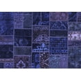 thumbnail image 1 of Ahgly Company Indoor Rectangle Oriental Blue Modern Area Rugs, 5' x 7', 1 of 4