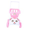 thumbnail image 3 of Minkissy Kids Shopping Cart Pink Mini Plastic Trolley for Kid Use Durable Safe Play促进Creative Expression远离Screen Time, 3 of 6